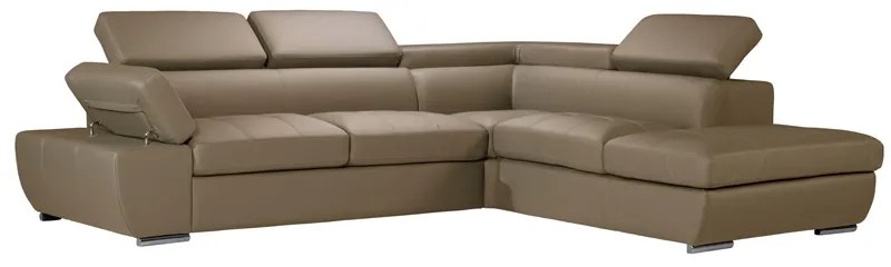 CASABLANCA ΓΩΝ.ΚΑΝ. ΜΕ ΑΠΟΘ/ΚΟ ΧΩΡΟ 295x247x100Ycm PVC TAUPE ΔΕΞΙΟΣ 71-0248