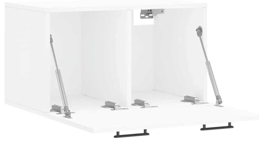 vidaXL Ντουλάπι Τοίχου Λευκό 60 x 36,5 x 35 εκ. από Επεξεργασμένο Ξύλο