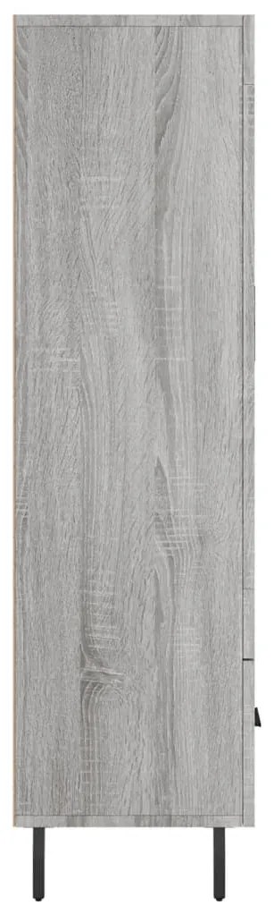 vidaXL Ντουλάπα Γκρι Sonoma 69,5 x 31 x 115 εκ. από Επεξεργασμένο Ξύλο