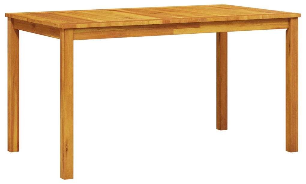 vidaXL Σετ Φαγητού 5 pcs Καστανό 140 x 80 x 74 cm Μασίφ ξύλο ακακίας
