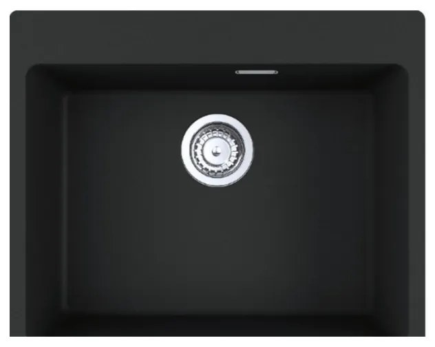 Franke Centro 2.0 CNG 610/210-54 Matt Black Γρανιτένιος Νεροχύτης 60cm