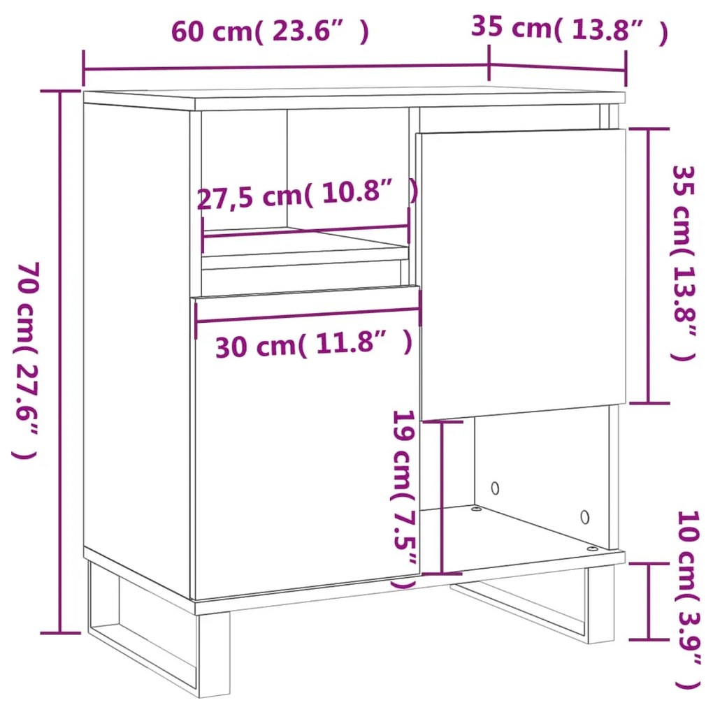 ΝΤΟΥΛΑΠΙ ΓΚΡΙ ΣΚΥΡΟΔΕΜΑΤΟΣ 60X35X70 ΕΚ. ΕΠΕΞΕΡΓΑΣΜΕΝΟ ΞΥΛΟ 831200