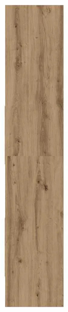 vidaXL Βιβλιοθήκη artisan δρυς 60 x 35 x 180 εκατοστά