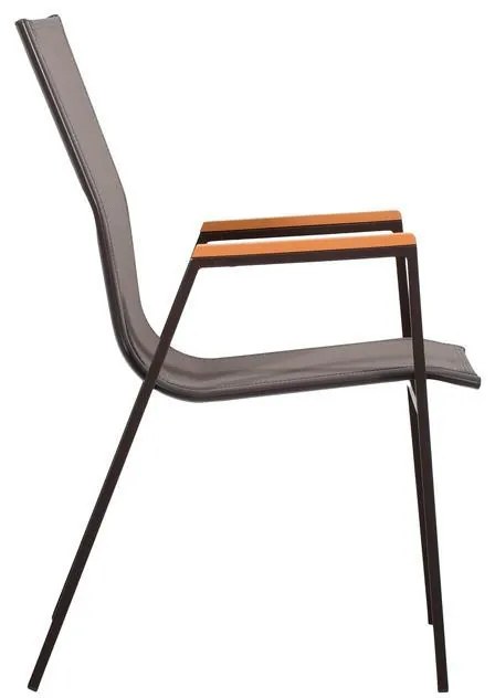 Καρέκλα FL5050 Fylliana Textilene Μαύρο 61x56x90 εκ. 61x56x90 εκ.