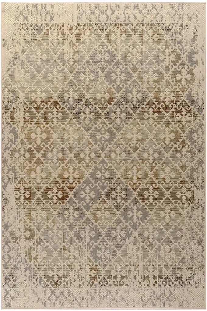 Χαλί Kemet 44006-111 Beige-Grey Merinos 200X250cm