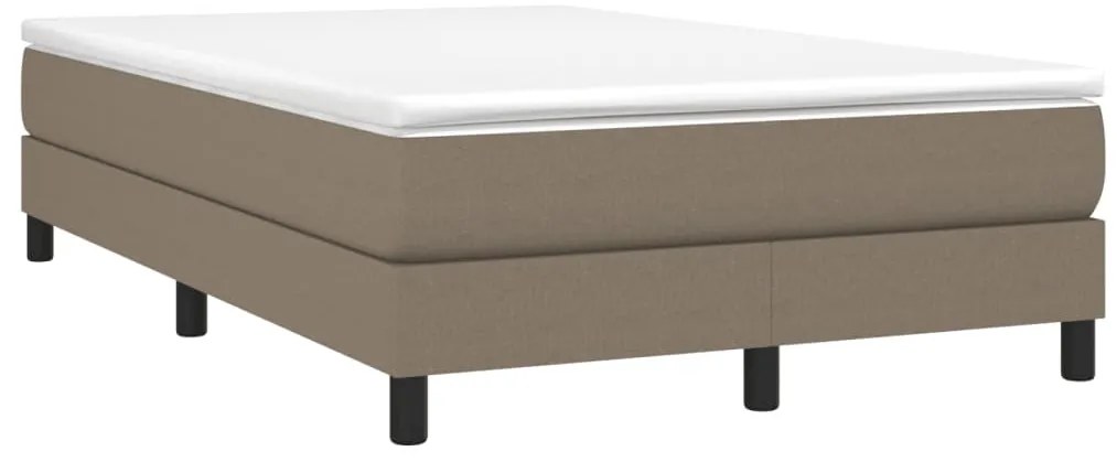 vidaXL Σκελετός Κρεβατιού Χωρίς Στρώμα Taupe 120x200 εκ. Υφασμάτινο