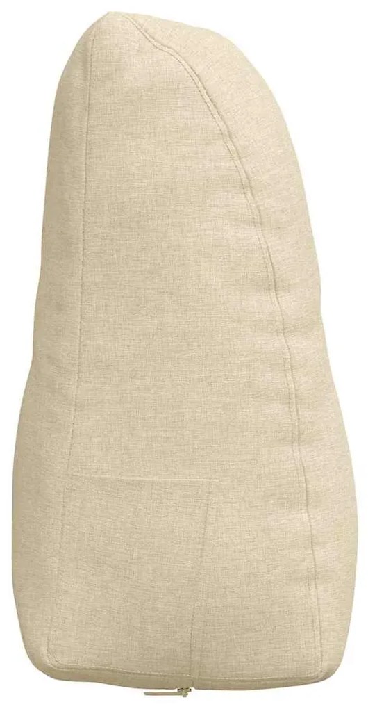 vidaXL Μαξιλάρι Πλάτης Κρεμ 80 x 24 x 50 εκ ύφασμα