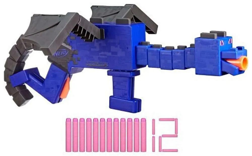 Εκτοξευτής Nerf Minecraft F7912 Ender Dragon Blue Hasbro