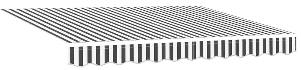 vidaXL Σκηνίτσα Αναδιπλούμενη Γκρι και Λευκό 350 x 250 εκ