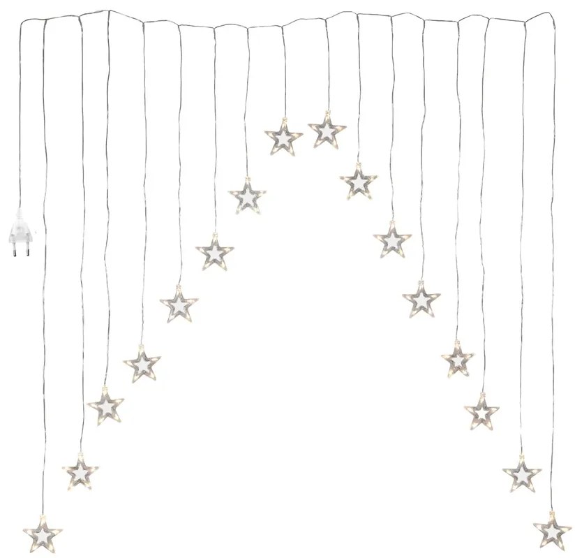 MOON IN THE ROOM LED λαμπάκια κουρτίνα ML49C, 0.7 x 3m, 230V, 136 LED