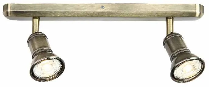 Σποτ Δίφωτο Aca Brulee SU282PBR Bronze
