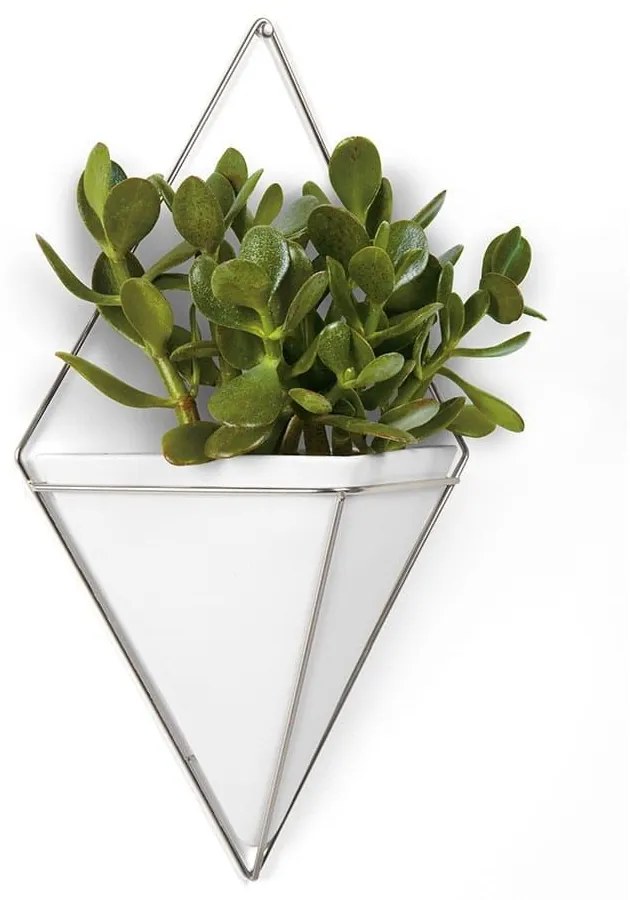 Κρεμαστή Θήκη - Κασπώ Trigg Large 470752-670 White-Nickel Umbra Ceramic