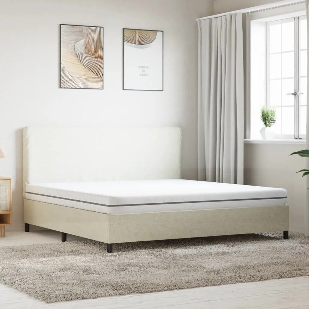 Στρώμα Αφρού Medium Soft 180x200 εκ. - Λευκό