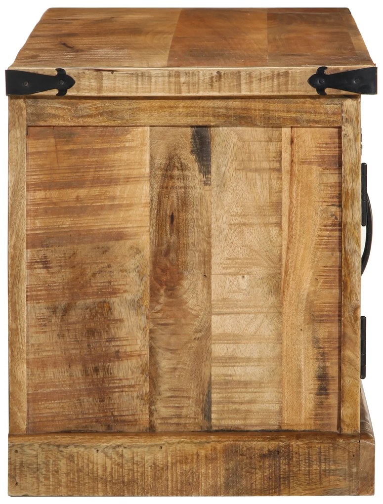 vidaXL πάγκος παπουτσιών 110x38x45 εκ. από μασίφ ξύλο μάνγκο