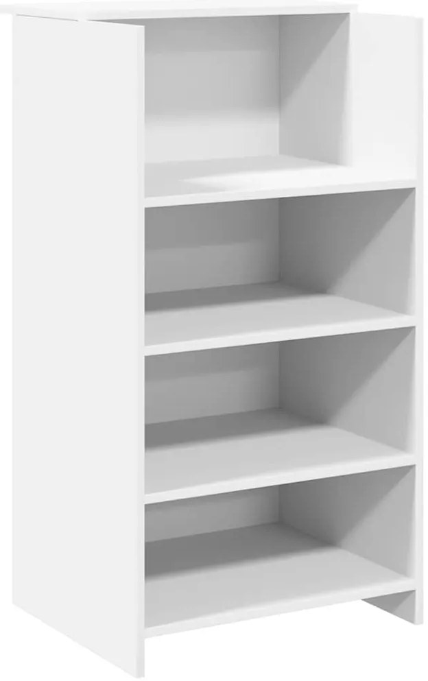 vidaXL Γραφείο υποδοχής Λευκό 55x50x103,5 cm Κατασκευασμένο ξύλο