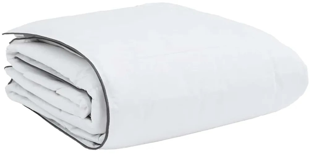 vidaXL Set Παπλώματος Χειμώνα 3 pcs Λευκό 200 x 240 cm Μικροΐνες, Βαμβάκι
