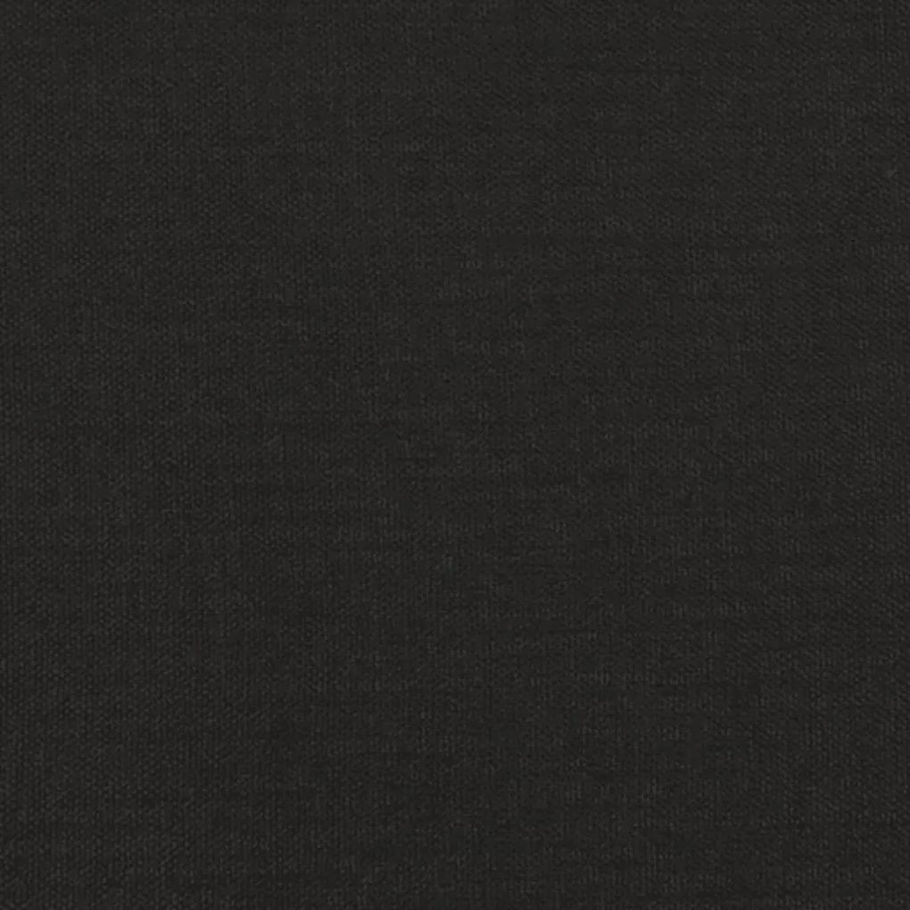vidaXL Υποπόδιο Μαύρο 45 x 29,5 x 35 εκ. Υφασμάτινο