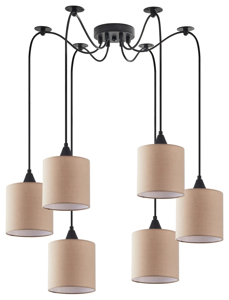 SE21-BL-B10-BL6-SH3 ADEPT PENDANT Brown Shade Pendant+ HOMELIGHTING 77-9026