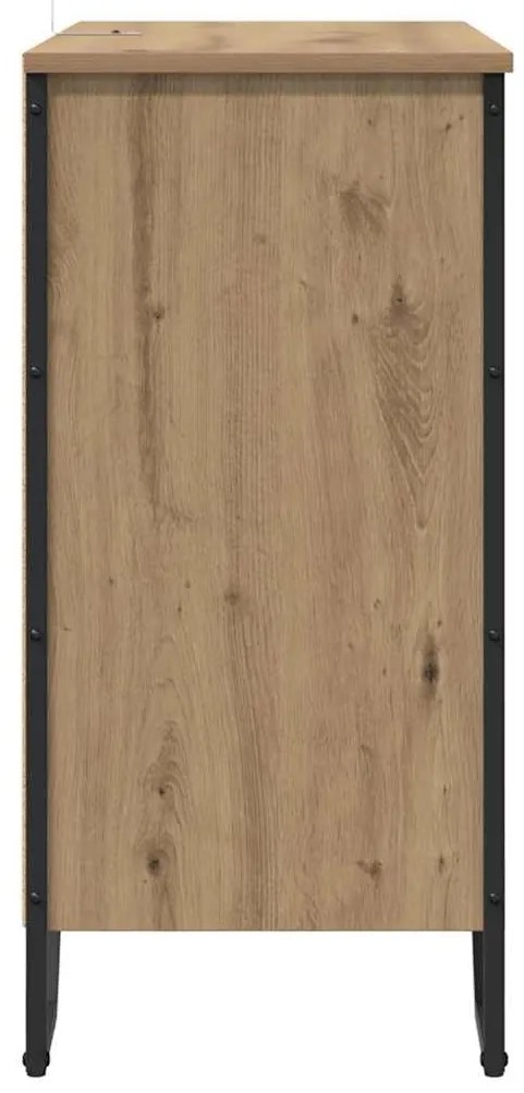 vidaXL Πλαϊνό γραφείο artisan δρυς 78 x 35.5 x 74.5 εκ.
