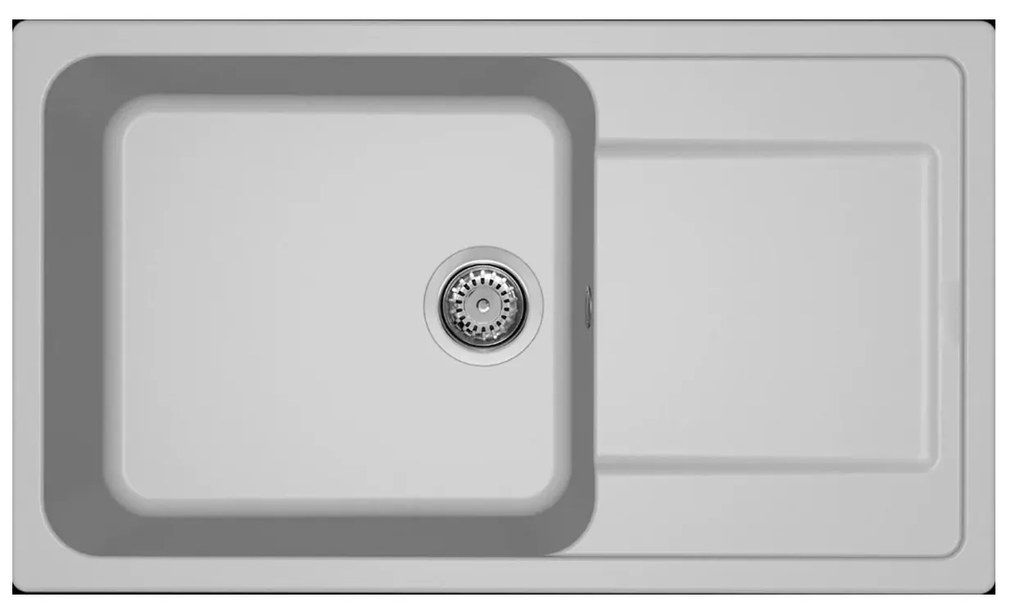 Νεροχύτης κουζίνας LIFE 410 Aluminium 79 ELLECI 86x50cm - LM241079
