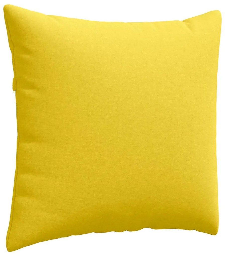 vidaXL Μαξιλάρι Καναπέ 2 pcs Απαλό Κίτρινο 45 x 45 cm ύφασμα
