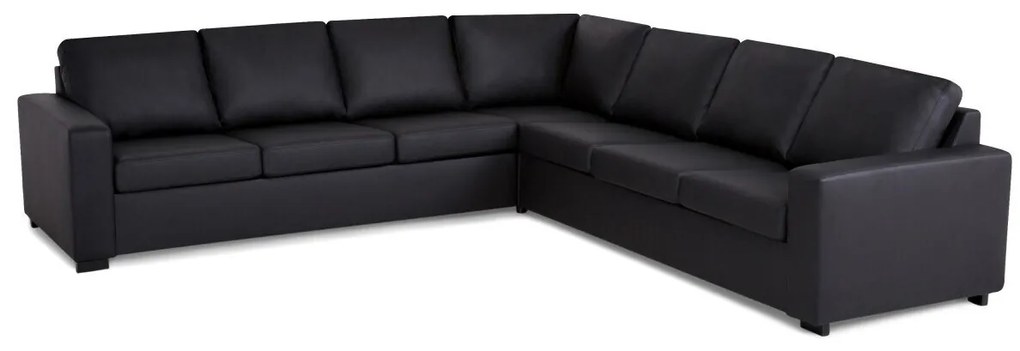 Γωνιακός Καναπές Scandinavian Choice C113, Μαύρο, 284x284x80cm, Πόδια: Ξύλο | Epipla1.gr