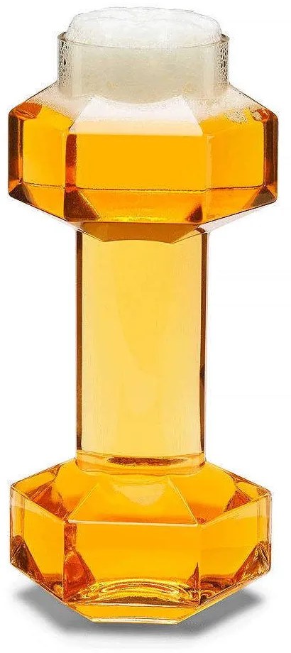 Ποτήρι Μπύρας Dumbbell 89606 600ml Clear The Source Glass