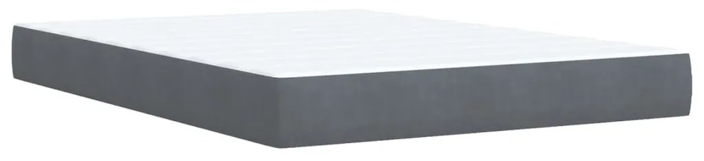 ΚΡΕΒΑΤΙ BOXSPRING ΜΕ ΣΤΡΩΜΑ ΣΚΟΥΡΟ ΓΚΡΙ 140X200 ΕΚ. ΒΕΛΟΥΔΙΝΟ 3290931