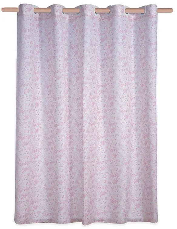 Κουρτλινα Μπάνιου Odete 180x200 Mauve 5205495590882