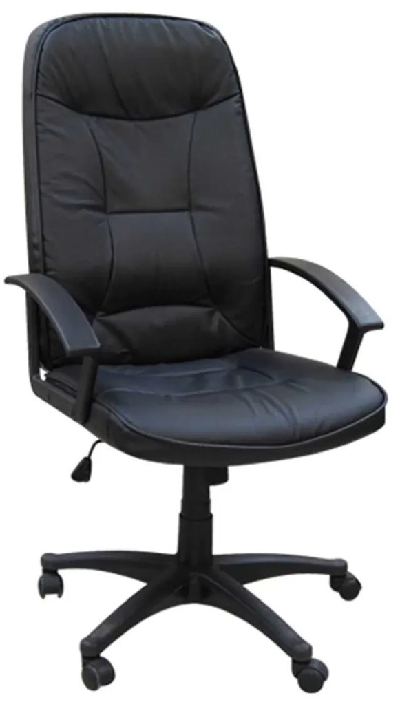 BF1200 Πολυθρόνα Διευθυντή Δερματίνη Μαύρη (PU)   1τμχ