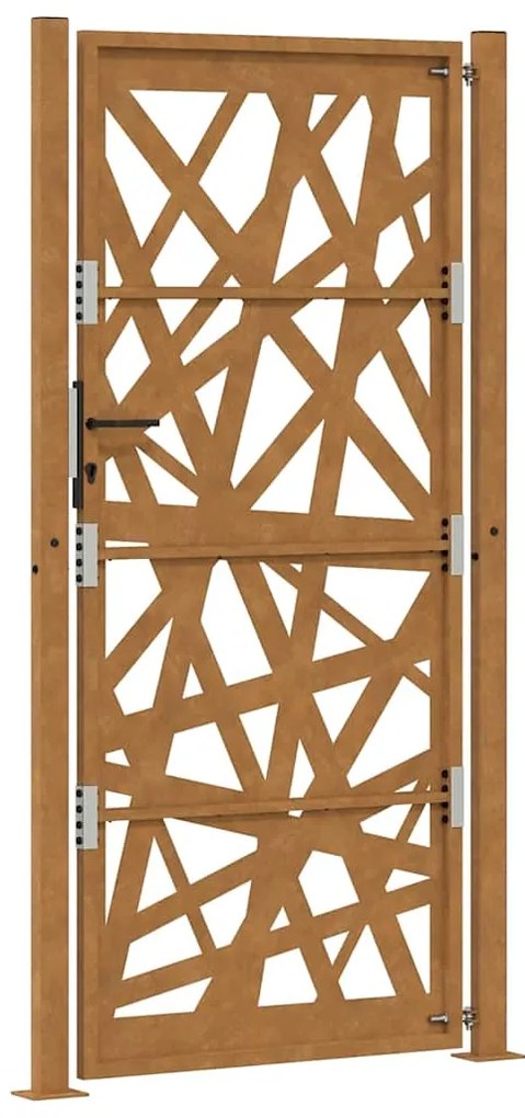 Πύλη κήπου 105x205 cm από καιρικό χάλυβα Light Design - Καφέ