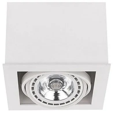 Downlight Σποτ μονόφωτο Box ES111 γκρι μαύρο λευκό Nowodvorski-9497-Λευκό 9497