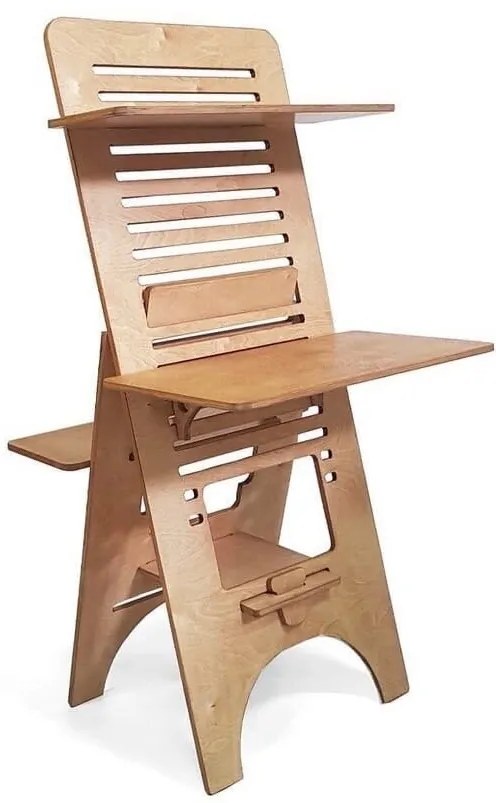 Intra απο ξύλο plywood 3mm-4mm πάχος - Πτυσσόμενο Γραφείο Υπολογιστών Γραφείο οικιακού γραφείου DWG Δίασταση 30x30 cm Intraeaxys-qommjeko