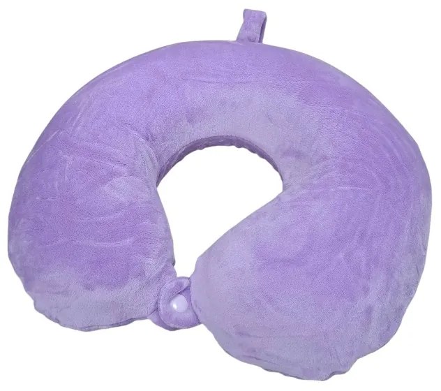 Μαξιλάρι αυχένα ταξιδίου - Memory Foam - 71890 - Purple