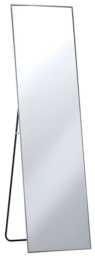 Καθρέπτης Δαπέδου Ασημί Μέταλλο/Γυαλί 46x168cm-06511336