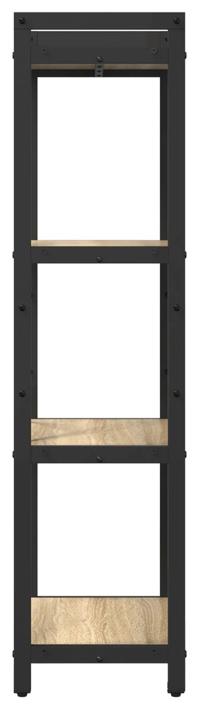 vidaXL Βιβλιοθήκη Sonoma Δρυς 40 x 30 x 118 εκ Επεξεργασμένο ξύλο