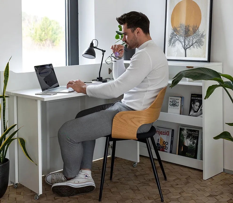 Αναδιπλούμενο γραφείο Concept-Leuko-Αριστερή