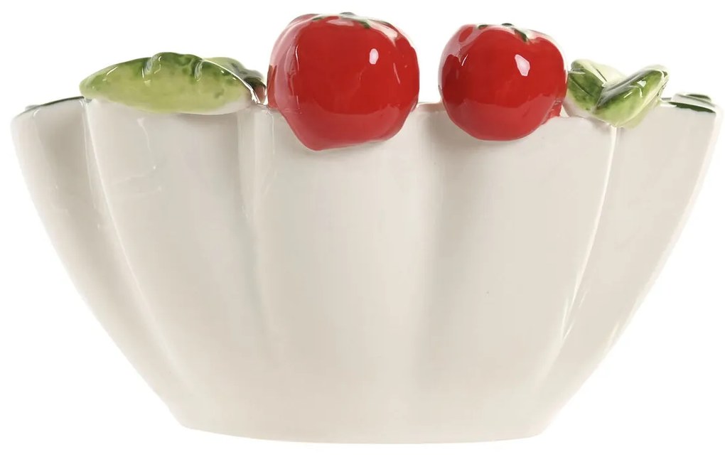 Μπολ Home ESPRIT Λευκό Κόκκινο Πράσινο Πήλινα Μεσογείακός