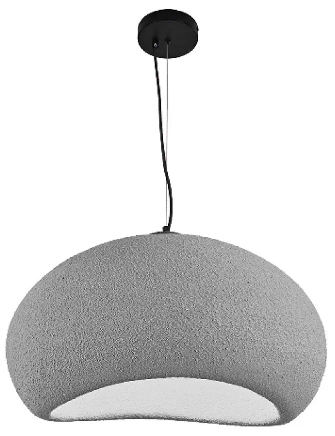 Φωτιστικό Οροφής Κρεμαστό 4053-A Fiberglass 1xE27 60cm Grey Inlight