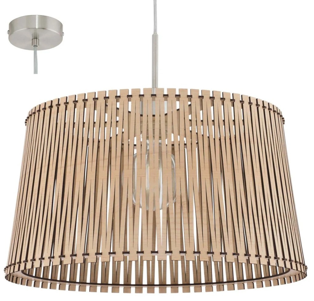Φωτιστικό Οροφής Sendero 96193 Honey Eglo Metal,Wood