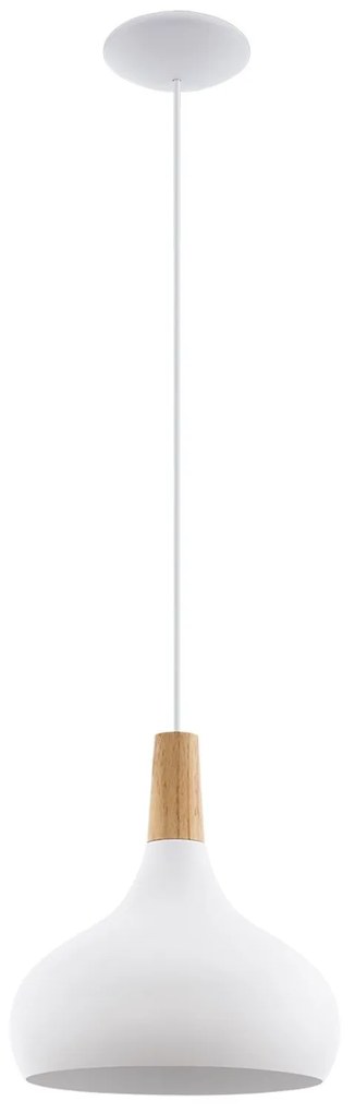 Φωτιστικό Οροφής Sabinar 96982 White Eglo Metal,Wood