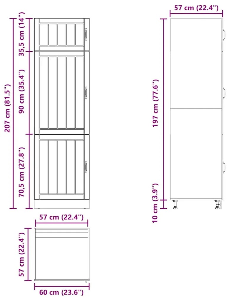 ΝΤΟΥΛΑΠΙ ΚΟΥΖΙΝΑΣ "LUCCA" SONOMA OAK ENGINEERED WOOD 853870