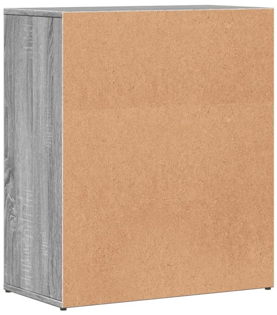 vidaXL Βοηθητικό Ντουλάπι Γκρι Sonoma 60x31x70 εκ. Επεξεργασμένο Ξύλο