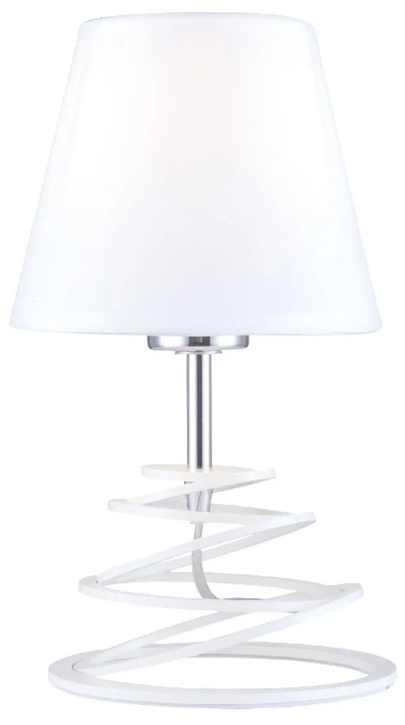 Φωτιστικό Επιτραπέζιο Table &amp; Floor Luminairies OYD10134WTL1 White Μέταλλο,Ύφασμα