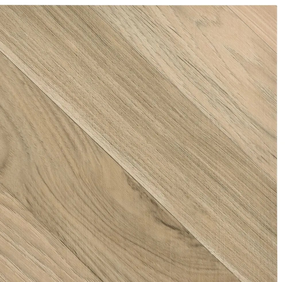 vidaXL Δάπεδο Αυτοκόλλητο Ριγέ Καφέ 55 τεμ. 5,11 μ² από PVC