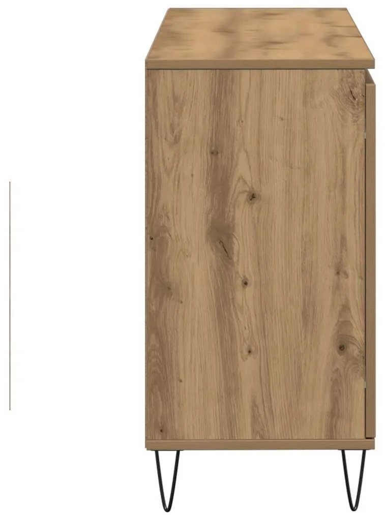 vidaXL Μπουφές Δρυς τεχνίτης 104 x 35 x 70 εκ. από Επεξεργασμένο Ξύλο