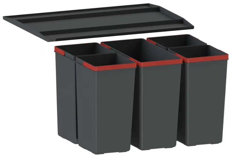 Franke Easysort 600-1-4 Εργονομικός Κάδος Απορριμάτων 42lt