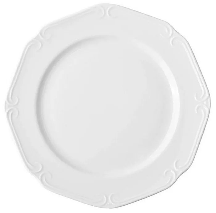 Πιάτο Φρούτου Πορσελάνινο Classy Lev303K6 Φ20cm White Espiel Porcelain