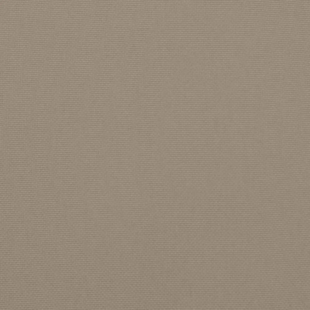 vidaXL Μαξιλάρι Πάγκου Κήπου Taupe 100x50x3 εκ. Ύφασμα Oxford