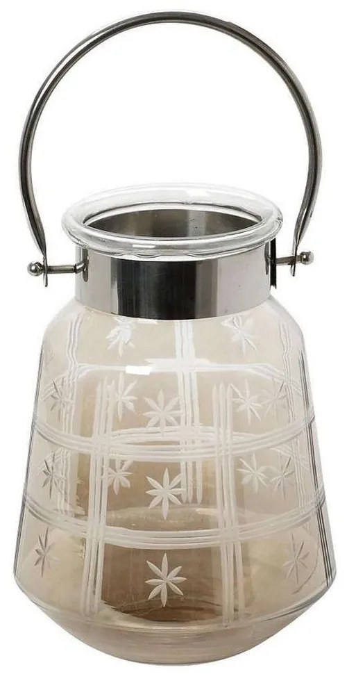 Φανάρι DAR110 Καφέ 26x18x18cm Espiel Glass